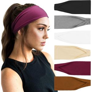 6 Pi&egrave;ces Bandeau Cheveux Pour Femme Yoga Courir Bandeaux Sport Entra&icirc;nement Bandeaux Mignon Accessoire - Neuf