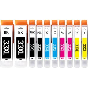 Lot de cartouches d'encre 33XL compatibles avec Epson 33 XL, pour Expression Premium XP-7100 XP-900 XP-830 XP-645 XP-640 XP-635 XP-630 XP-540 XP-530 - Neuf