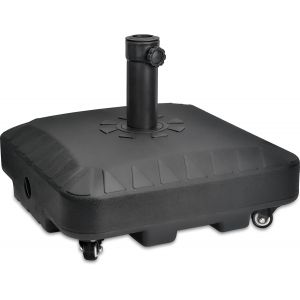 Ulteronixshop-Base De Parasol De 23 L, Support De Parasol Robuste Avec Roues Pour Ext&eacute;rieur, Jardin, Terrasse, Cour, Pour Poteaux De 35 Mm &Agrave; 48 Mm, Support De Parasol Robuste Livr&eacute; Avec Vis De Serrag - Neuf