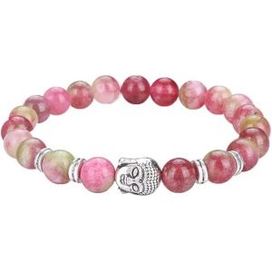ERYI-Bracelet De Bouddha Tibétain En Pierres Naturelles - Oeil De Tigre 0.8Cm Pour Yoga, Décontracté - Pour Femmes Et Hommes - Neuf