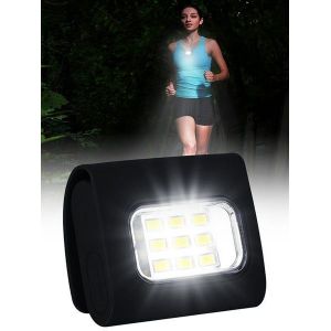 Lampe De Sécurité Led Pour Coureurs ¿ Rechargeable, Étanche, Clip Magnétique, 4 Modes, Éclairage Ultra-Lumineux Pour Les Aventures En Plein Air - Neuf