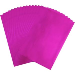Lot De 50 Feuilles De Papier Aluminium R&eacute;actif Pour Loisirs Cr&eacute;atifs,Transfert Thermique Holographique,Scrapbooking,Estampage,Papier Cartonn&eacute;,Transfert De Chaleur,Accessoires De Loisirs Cr&eacute;atifs - Neuf