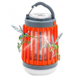 Pi&egrave;ge &agrave; moustiques solaire, anti-mouches, anti-moustiques LED, orange - Neuf