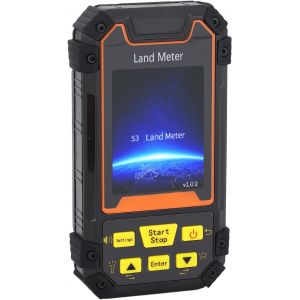 VornixorSarlshop-quipement D'arpentage GPS Portatif, Compteur de Superficie Terrestre S3 avec 4 Modes de Mesure, &eacute;cran Couleur de 2,4 Pouces, Outil D'arpentage de R&eacute;cepteur GPS GNSS - Neuf