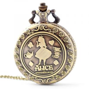 Montre De Poche Alice En Bronze Et Quartz, Vente En Gros De Colliers. - Neuf