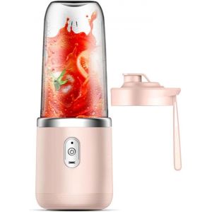 Mini Presse-Agrumes &Eacute;lectrique Portable De 400 Ml Avec Couvercle &Agrave; Boire Directement,Rechargeable Par Usb,Pour La Maison,Les Voyages,Le Bureau,La Salle De Sport - Neuf