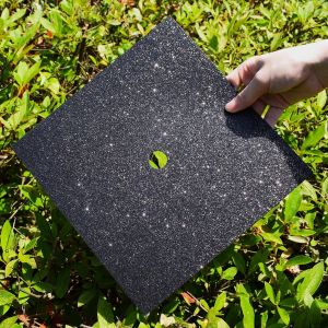 Bmtterqgwo-Decorations Glitter Stickers Perles Strass Pour Casque De Graduation Noir - Neuf