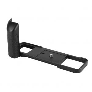 Support en L en alliage d'aluminium, plaque de fixation rapide amovible pour appareil photo Fuji GFX 50R (noir) - Neuf
