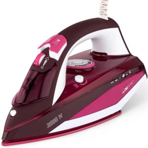 263857 Blanc-Rouge A Fer &Agrave; Repasser Centrale Vapeur &Agrave; 7 Fonctions Avec Semelle Sp&eacute;ciale En Acier Inoxydable-Db 3705, C&eacute;ramique - Neuf