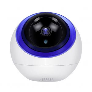 Camera dome IP WiFi HD 1080P, vision nocturne PIR, surveillance intelligente a distance pour Alexa et Tuya, prise 110-240VEU - Neuf