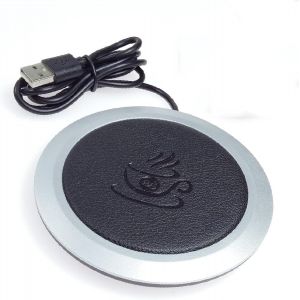 Sous-Verre Chaud Usb Coussin Chauffant À Isolation Thermique Noir - Neuf