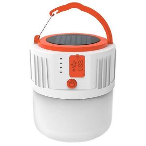 Lanterne De Camping Rechargeable Solaire Polyvalente - 600 Lumens, 5 Modes D'&eacute;clairage, Chargement Usb, &Eacute;tanche, Parfaite Pour Les Aventures En Plein Air ! - Neuf