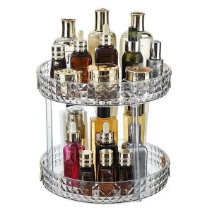 Boîte de rangement cosmétique rotative Makeup Organizer Rack L B - Neuf