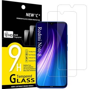 Lot De 2, Verre Tremp&eacute; Pour Xiaomi Redmi Note 8, Note 8 2021, Mi 9 Lite, Film Protection &Eacute;cran Efficace Contre Les Rayures - Ultra R&eacute;sistant (0,33mm Hd Ultra Transparent) Duret&eacute; 9h Glass - Neuf