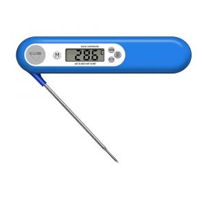 Thermom&egrave;tre Alimentaire Num&eacute;rique &Agrave; Lecture Instantan&eacute;e, Sonde &Agrave; Viande, Testeur De Temp&eacute;rature De Cuisine Pour Gril &Agrave; Lait Barbecue Bleu - Neuf