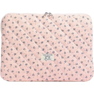 acdsgd-Puffy Housse de Protection pour Ordinateur Portable de 11"", 13,3"", 14"" 15,6"", Motif Floral Cover Pochette Ordinateur Portable Compatible avec MacBook Air/Pro, iPad Pro, Notebook - Rose - Neuf