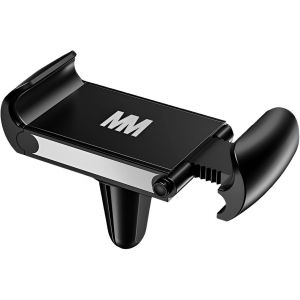 Support T&eacute;l&eacute;phone Voiture - Clip De Ventilation - Convient &Agrave; Tous Les Smartphones - Support De T&eacute;l&eacute;phone Mains Libres - Fiable Et Stable - Noir - Neuf