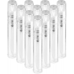 Mini flacon pulv&eacute;risateur, paquet de 10 5ml Mini flacon pulv&eacute;risateur en plastique transparent vide, mini flacon de parfum rechargeable par brume fine, atomiseur de parfum, petit &eacute;chantillon vide - Neuf
