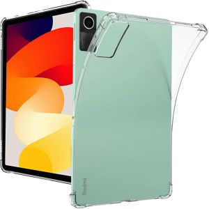 Coque pour Xiaomi Redmi Pad SE, Soft TPU Silicone Etui Antichoc avec Coins Renforc&eacute;s, Ultra-Light Anti-Slip Bumper Housse Case Compatible Redmi Pad SE, Transparent - Neuf