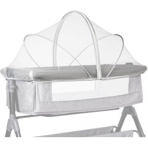 Ulteronixshop-Moustiquaire Universelle Pour Lit De Voyage, B&eacute;b&eacute; Pr&egrave;s De Berceau, Fermeture &Eacute;clair Silencieuse, Acc&egrave;s Facile, Maille Fine Pour Enfants, 100&times;55&times;55cm (Blanc) - Neuf