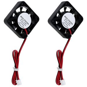 2 Pi&egrave;ces Pc Ventilateur De Refroidissement Avec Fils 40X40X10Mm Dc 5V,4010 Petit Ventilateur De Refroidissement Silencieux 40Mm,Ventilateurs Pc Avec Connecteur,4Cm 5V Ventilateur Dc Sans - Neuf