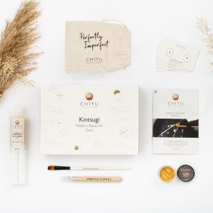 MEVRONISSHOP-Kintsugi Kit de r&eacute;paration : Modern Repair Kit - Or - Colle or - R&eacute;sistant au lave-vaisselle alimentaire - Le kit le plus complet et le plus durable - Neuf