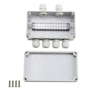 Boîte de jonction étanche IP66 2 en 4 sortie Boîtier électrique étanche pour fil de diamètre 4-8 mm - Neuf
