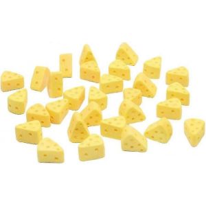 30pcs miniature cuisine cuisine fromage simulation triangle cheesecake figurines alimentaires - Neuf