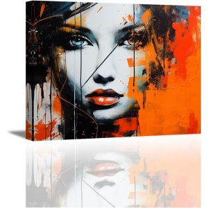 ERYI-Impression Sur Toile De Femme Élégante, Peinture Sur Toile Photos De Femmes, Tableau Decoration Murale, Tableau Avec Cadre Intérieur Pour Décoration De La Maison Hôtel 40X30 Cm - Neuf