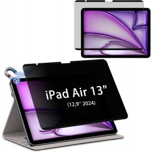 Amovible Magnétique Protecteur D'Écran Anti-Espion Pour Ipad Air 13 Pouces M3 (2025) / Ipad Air 13 Pouces M2 (2024), Filtre De Confidentialité, Anti-Spy Film De Protection - Neuf