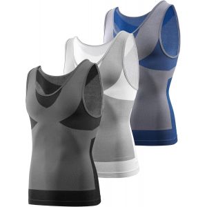 Slep-Débardeur Compression Homme, Maillot De Corps Ventre Plat Minceur Gilet Invisible Amincissant Sans Manches Body Shaper Tee Shirt - Neuf