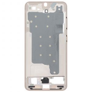 Ch&acirc;ssis Central pour Galaxy S25 Pi&egrave;ce de r&eacute;paration Original Durable Samsung Rose champagne - Neuf