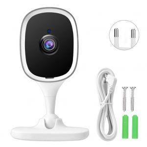 Camera de securite intelligente 1080p avec stockage cloud et Wi-Fi (prise UE 100-240 V) - Neuf