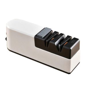 Aiguiseur De Couteaux &Eacute;lectrique,Syst&egrave;me D'aff&ucirc;tage De Couteaux 5 En 1 - Neuf