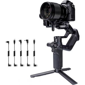 [Officiel] Feiyutech SCORP Mini 3 Pro Stabilisateur Camera 3 Axes 4-en-1,Suivi AI 4.0 Int&eacute;gr&eacute;,Poign&eacute;e D&eacute;tachable,Charge Utile 2KG,Contr&ocirc;le Gestuel Port d&rsquo;Extension1/4,pour Cam&eacute;ra/Smartphone - Neuf