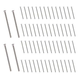 M2.5 x 40mm 304 acier inoxydable Phillips Vis à tête ronde boulon 60pcs - Neuf
