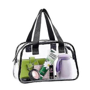 &laquo; Sac fourre-tout transparent en PVC de grande capacit&eacute; pour les voyages et les voyages d'affaires,mini sac &agrave; jouets portable pour enfants,sac &agrave; cosm&eacute;tiques &raquo; - Neuf