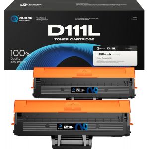 Mlt-D111L Toner Compatible Avec Samsung Mlt-D111L Cartouche D'Imprimante Noire Pour Samsung Xpress M2070W Toner M2070 M2026W M2026 M2070Fw M2020 M2022W M2022 M2070F (Noir, Lot De 2[ENC940487] - Neuf