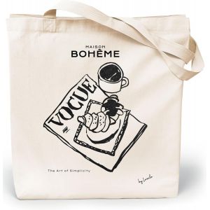 TZF-Tote Bag Femme - Sac Cabas Femme Original - Tote Bag Coton 100% Grand 35 x 42 x 8 cm - Sac Fourre Tout en Toile - Neuf