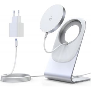 AYU-Chargeur sans Fil Compatible avec Magsafe pour IPhone 14 13 12 Pro Max/Plus/Pro-Station de Charge Inductive-Chargeur à Induction Magnétique Compatible avec - Neuf