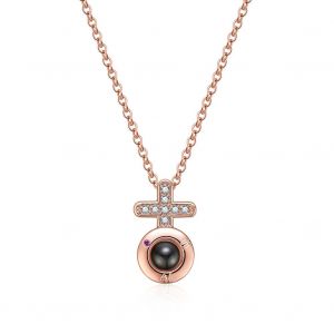 Collier Pendentif Rond En Forme De Croix Avec Decoration En Cristal (Or) - Neuf