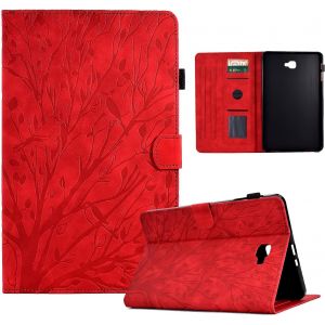 Kal-Coque Pour Samsung Galaxy Tab A 10.1'' 2016 (A6) Housse Sm-T580/T585 Étui À Rabat Et Portefeuille Case Avec Fonction Support Et Poche Cartes, Pochette Coque De Protection Galaxy Tab A6 10.1 - Neuf