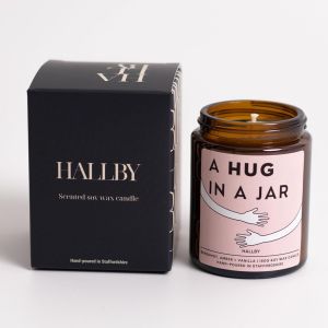 Bougie Parfum&eacute;e Au Soja &laquo; Hug In A Jar &raquo; - Cadeau De Divorce Pour Femme, Cadeau De Deuil Pour Fausse Couche De Cancer, &laquo; Get Well Soy &raquo;, Cadeau De Condol&eacute;ances Et D'Encouragement - Neuf