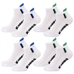 Chaussettes Homme Kappa 4 Paires Premium Sneaker 2687bl - Neuf