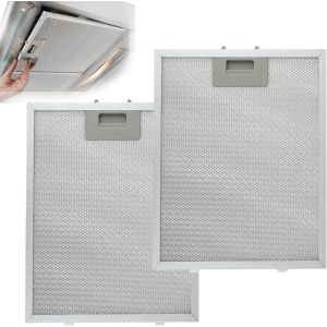 2 Pi&egrave;ces Filtre Hotte Aspirante,Filtre En Aluminium,Filtre Anti-Graisse Lavable,Filtre &agrave; Graisse M&eacute;tallique Pour Hottes Aspirantes De Nombreuses Grandes Marques (320x260mm) - Neuf
