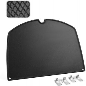 Ulteronixshop-Plaque de Cuisson R&eacute;versible pour S&eacute;rie Weber Q300/3000, Plaque Plancha en Fonte pour Barbecue &agrave; Gaz et &Eacute;lectrique Q300, Q320, Q3000, Q3100, Q3200, Remplacement pour Weber 6506 - Neuf