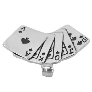 Collier À Grande Fermeture Éclair - Bijoux De Cartes De Poker - Neuf