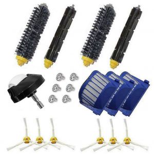 Brosse principale, brosses latérales, filtres pour aspirateurs robots séries 600, 630 et 650. Accessoires - Neuf