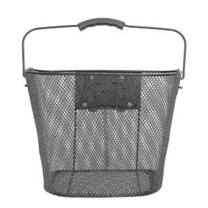 Panier De V&eacute;lo Robuste En Fer Pour Guidon Avant : Une Solution De Rangement &Eacute;l&eacute;gante Pour Vos Aventures &Agrave; V&eacute;lo - Neuf