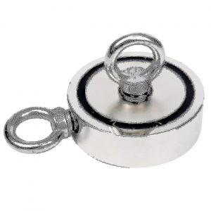 Aimant de p&ecirc;che double face avec aimant fort de 1200 lb Kit de p&ecirc;che &agrave; aimant n&eacute;odyme double face Force de traction pour la p&ecirc;che magn&eacute;tique, Chasse au tr&eacute;sor - Neuf